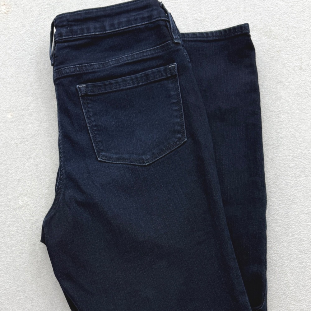 Athleta Skinny Jeans Women 8T Dark Wash Tall Stretch Denim Indigo Soft Comfort